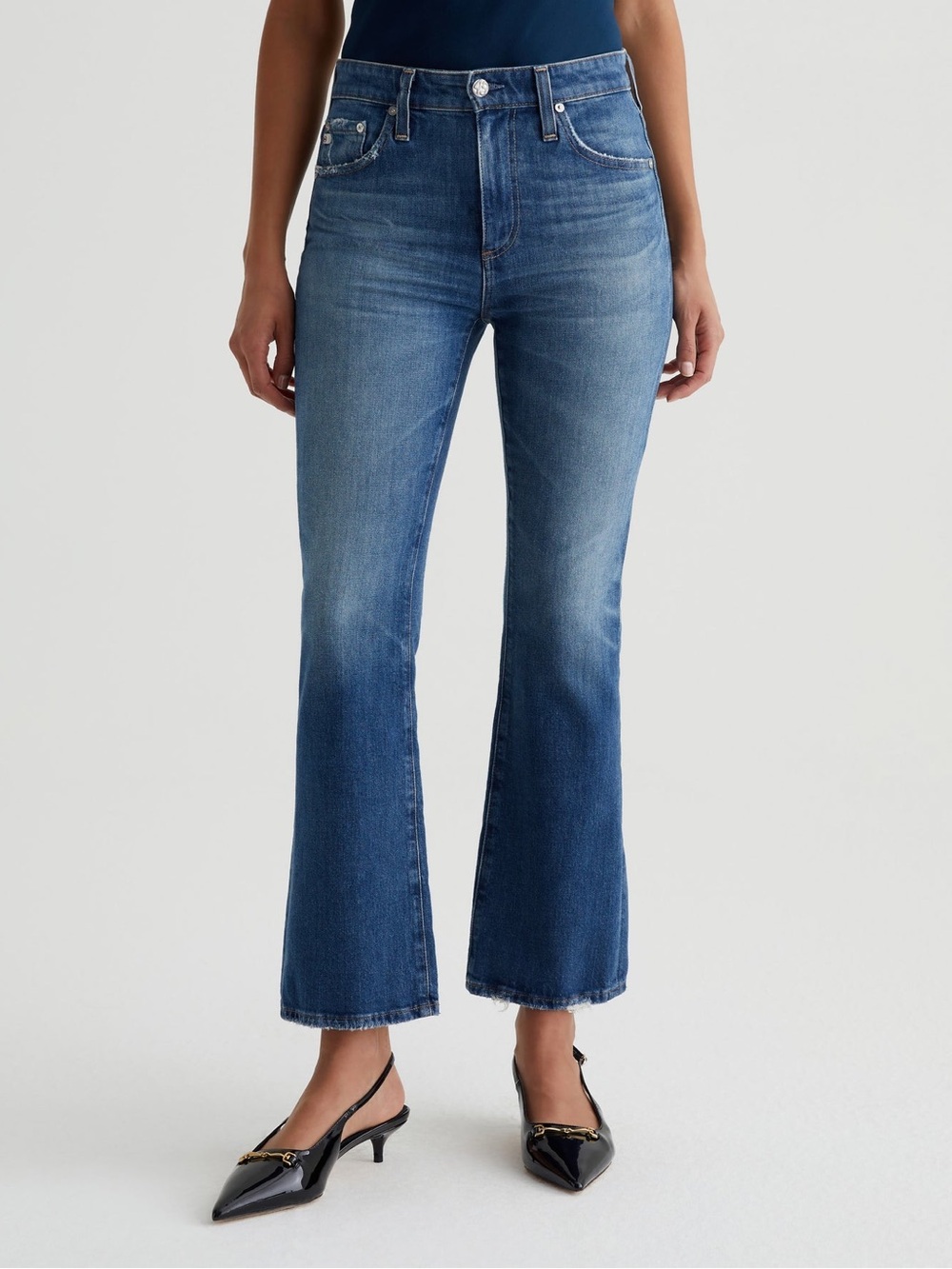 AG Farrah Boot Crop Hi-Rise Jeans